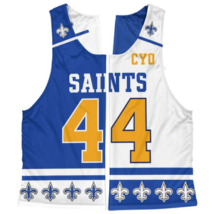Custom Reversible Sublimation Spartans 23 Striped Mesh <b>Basketball</b> Jersey <b>Men</b> Breathable Sleeveless <b>Top</b> Unisex Reversible Custom - Product Image 6