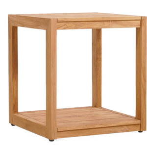 Square <b>Table</b> Living Room Natural Wood with Teak Wooden Frame Material for Home Furniture - Product Image 1