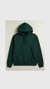 Sweat-shirt à capuche marron pour homme, coupe classique, couleur unie, avec poches, style décontracté, en tissu molletonné French Terry, idéal pour l'automne - Product Image 5