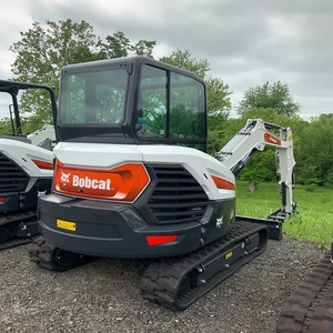 Miniexcavadora Bobcat E32 de 3.5 toneladas, máquina excavadora de cadenas de alta potencia para trabajos agrícolas, construcción, excavación de zanjas y elevación de materiales. - Product Image 2