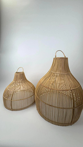 High Quality Handcrafted <b>Wicker</b> <b>Lamp</b> <b>Shade</b> Natural Bamboo Rattan Wholesale OEM Factory Supplier - Product Image 3