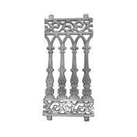 Panneau de balustrade de balcon gothique en fer forgé, insert de clôture, garde-corps de villa de luxe, grille de terrasse, prix usine