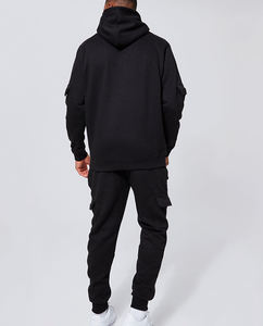 Sudadera con Capucha Personalizada con Logotipo, Transpirable, Talla Grande, Ropa Deportiva de Invierno para Hombre, Ligera, de Poliéster/Algodón, Color Personalizado - Product Image 2