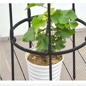 Garden Decor Easy Use Round Metal Tower <b>Obelisk</b> <b>Plant</b> Support - Product Image 5