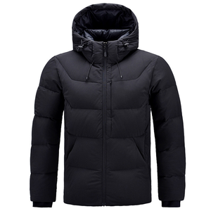 Fully Customized Men's <b>Waterproof</b> Canvas Puffer <b>Jackets</b> Polyester Wadding Filled <b>Winter</b> DDP Shipping - Product Image 3
