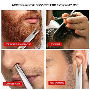 Tijeras Profesionales para Cortar Cabello para Diestros, Acero Inoxidable 4Cr13, Tijeras de Barbero Afiladas, Herramienta de Peluquería y Estilismo - Product Image 5