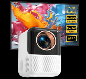 โปรเจคเตอร์พกพา K7 Mini LED ขายดี 720P HD Smart Android 14 หน่วยความจำ 8GB ความสว่างสูง 180ANSI เหมาะสำหรับธุรกิจ การศึกษา และใช้งานกลางแจ้ง - Product Image 4