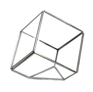 Terrarium géométrique d'intérieur, verre, plante d'intérieur de haute qualité, terrarium géométrique - Product Image 1