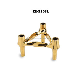 Luxury Handmade Metal <b>Candle</b> <b>Holder</b> for Modern Home Decor Elegant <b>Black</b> Metal <b>Candle</b> Stand for Modern Christmas big wholesaler - Product Image 3