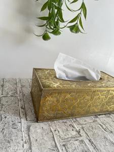 Portarrollos de Papel con Acabado Dorado de Estilo Tradicional, Diseño Metálico, Perfecto para Mesa de Comedor, Mesa Auxiliar de Cocina y Decoración de Sala de Estar - Product Image 6