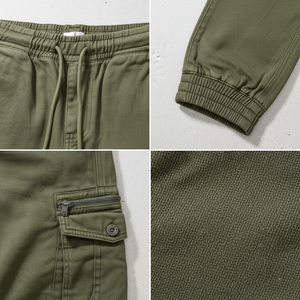 Pantalones Cargo Jogger para Hombre, Estilo Urbano con Múltiples Bolsillos, Puños Elásticos, Pantalones Cargo Tácticos de Fabricante - Product Image 5