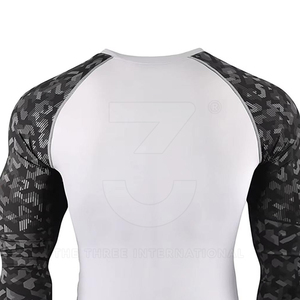 Camiseta de Entrenamiento de Manga Larga para Hombre, Sublimada, de Alta Calidad, Resistente a Desgarros, Material de Spandex y Poliéster, Secado Rápido, 220g - Product Image 5