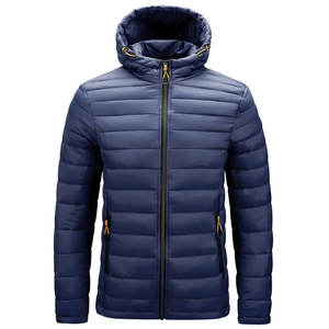 Veste matelassée coupe-vent pour homme 2023, col montant, manteau d'hiver chaud et confortable avec capuche, nouvelle mode - Product Image 3