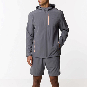 Premium Windbreaker Jacket and Shorts <b>Set</b> Durable Athletic Training Sportswear Manufacturer Wholesale Supply - Product Image 1