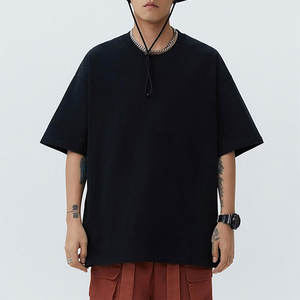 Camisetas de Algodón para Hombre, Estilo Hip Hop, Lavado Ácido, Tallas Grandes, Ligeras, Transpirables, Ecológicas, de Alta Calidad, a Precio Económico, Más Vendidas - Product Image 6