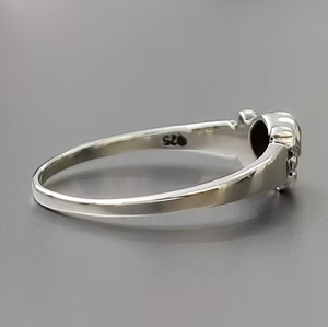 1.4 Grams <b>Plain</b> Silver 925 Handmade Skull Design Unisex <b>Ring</b> Everyday Wear Gift Accessory - Product Image 3