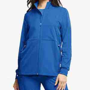 Ensemble de Blouses Médicales Unisexe en Coton 100% Écologique de Haute Qualité avec Logo Personnalisé, Extensible et Doux, Uniforme d'Infirmière Tricoté Style Jogger - Product Image 2