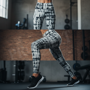 Ropa Deportiva al por Mayor, Leggings de Yoga con Estilo Tie Dye Personalizado, Logotipo Personalizado, Pantalones Cómodos para Fitness, Running y Gimnasio - Product Image 3