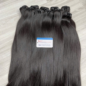 Sale Off 15%!!!Unprocessed Hair Natural Black Weft Color Hair 100% Raw Vietnamese Human Hair No <b>tangle</b> No Shedding Wholesale - Product Image 4