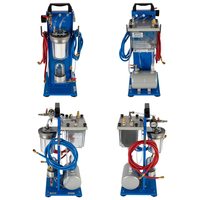 Machine de rinçage de conduites de climatisation automobile pneumatique semi-automatique portable de 2 L pour système de climatisation de voiture