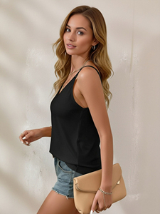 Top sin espalda negro de verano para mujer, a la moda, para playa, sin mangas, ajustado, informal, moderno, para mujer 2026 - Product Image 3