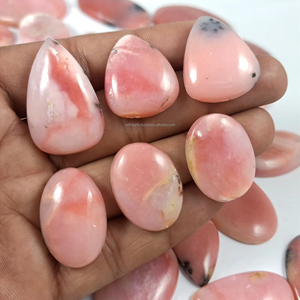Natural Pink <b>Opal</b> Gemstones Loose Supplier Cabochons Faceted Crystals Healing Stones Wholesale Bulk Export India - Product Image 6