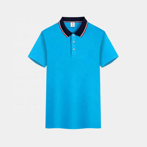 Camisa de Manga Corta para Hombre, Color Sólido, Tejido de Punto, Estilo Casual, Corte Regular, Cuello con Botones, Diseño Tejido, 100% Algodón Orgánico - Product Image 5