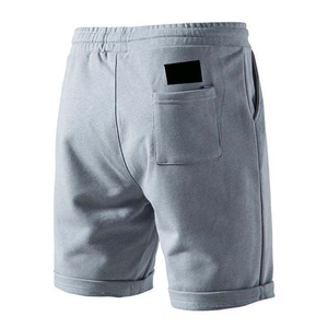 Pantalones cortos para hombre, frescos e informales, con cintura elástica, pantalones cortos de verano para hombre con bolsillos con cremallera, pantalones cortos para hombre prácticos y elegantes - Product Image 2