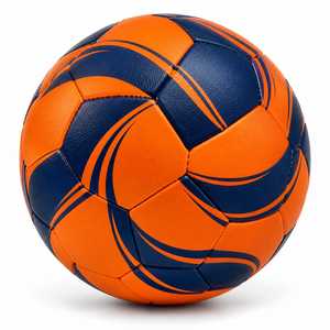 Balón de Fútbol ESTRELLA INTERNATIONAL con Patrón de Rayas Curvas en Turquesa y Blanco, Tamaño 5, para Entrenamiento en Interiores/Exteriores, Ligero, en Caja - Product Image 5