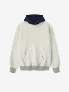 Sudadera con Capucha Oversize para Hombre, Diseño Color Block, con Bolsillo Canguro, Transpirable, 100% Algodón, con Logotipo Personalizado - Product Image 5