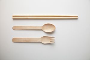 Palillos Desechables de Bambú de 20cm/23cm, de un Solo Uso, Biodegradables, Resistentes al Calor, Ecológicos, Superficie Lisa, Diseño Contemporáneo - Product Image 3