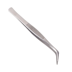 Pince à cils professionnelle pour débutants, outil de greffage de cils, pince à cils en acier inoxydable - Product Image 3
