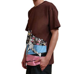 Wholesale Custom Streetwear Oversized Plus Size Light Weight And Breathable Cotton Shirt Custom Printed Men's T-shirts - Product Image 5