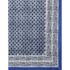 Sábana Plana de Algodón con Estampado Geométrico de Doble Color Blanco, 200 Hilos, Transpirable, para Uso Doméstico, Hotelero y de Lujo - Product Image 2