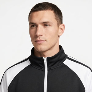 Chaqueta Deportiva Personalizada para Hombre, de Alta Calidad, en Contraste Blanco y Negro, con Bolsillos con Cremallera, Ropa Deportiva Masculina - Product Image 4
