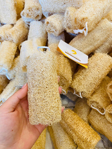 Éponge de loofah naturelle et biologique, exfoliant corporel pour la douche, loofah multifonctionnel pour le nettoyage de la cuisine et l'exfoliation de la peau - Product Image 4