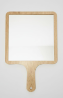 Modern Geometric Wall Mirror Gold Metal Framed Round Decorative Art - Product Image 4