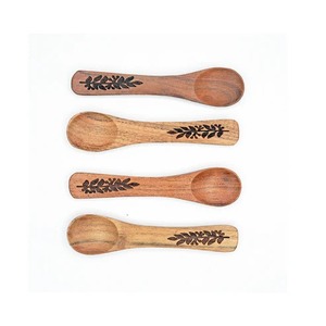 High Quality Eco-Friendly Resin Wood Acacia Salad Server <b>Serving</b> <b>Spoon</b> Spatula Dishwasher Safe FAIZA CRAFT Brand Kitchen - Product Image 6