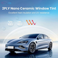 Film solaire PET série TP, taille personnalisée, rejet UV 99%, rejet IRR 99%, super transparent, OEM, changement de couleur, auto-réparateur
