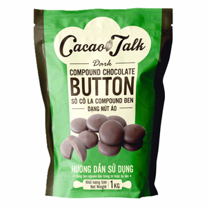 Chocolat Noir Composé en Boutons, Meilleure Vente, Fabrication Vietnamienne, Expédition Mondiale, Ingrédients pour Boulangerie, HALAL, OEM/ODM - Product Image 1