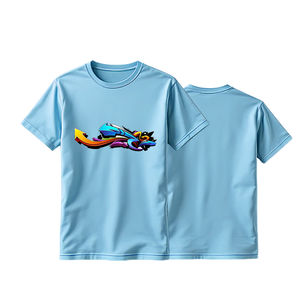 T-shirts pour hommes en polyester avec impression par sublimation intégrale DTG, impression numérique, t-shirt 3D, t-shirt personnalisé par sublimation pour unisexe - Product Image 6