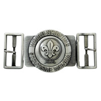 Boucles de ceinture personnalisées en alliage de zinc 3D à emboîtement pour scouts