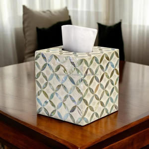 Boîte à mouchoirs rectangulaire en nacre Best-seller Conceptions OEM faites à la main personnalisées Fabriqué en Inde au meilleur prix par FWE - Product Image 6