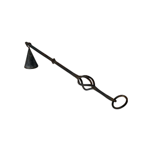 Gold And Black Metal <b>Candle</b> Snuffer With Twisted Long Handle Durable Home Decoration Metal <b>Wick</b> Extinguisher - Product Image 2