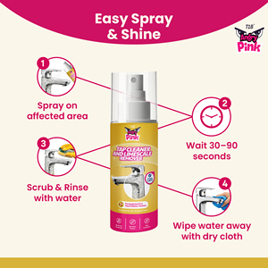 T1B soap scum remover spray and shower glass cleaner for <b>panels</b>, tiles, basins and <b>mirrors</b> - Product Image 6