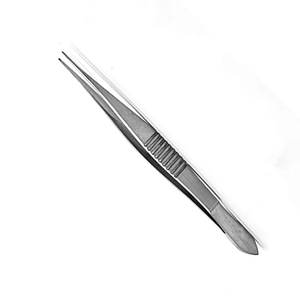 Pinzas Oftálmicas Rectas Dentadas de Fijación, Instrumento Quirúrgico Pequeño de Acero Inoxidable para Cirugía Ocular, Retina, Córnea, Cataratas - Product Image 4