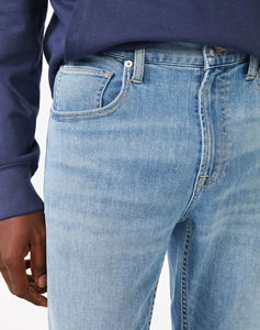 Pantalones Vaqueros Duraderos para Hombre, Corte Recto Ajustado, Colección de Pantalones Vaqueros Transpirables para Hombre, Estilo Urbano - Product Image 5