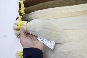Cabello crudo liso vietnamita a granel de primera calidad Extremos súper completos Envío internacional rápido - Product Image 4
