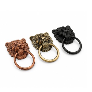 Manija de Puerta de Latón Estilo Pavo Real, Antigua y Vintage, Resistente, Decorativa, para Puerta Principal, Gabinete, Hogar y Oficina, Izquierda - Product Image 3