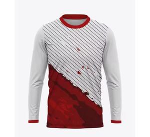 Maillot de football unisexe à manches longues, séchage rapide, respirant, antibactérien, léger, 100% coton, chemise de sport - Product Image 2